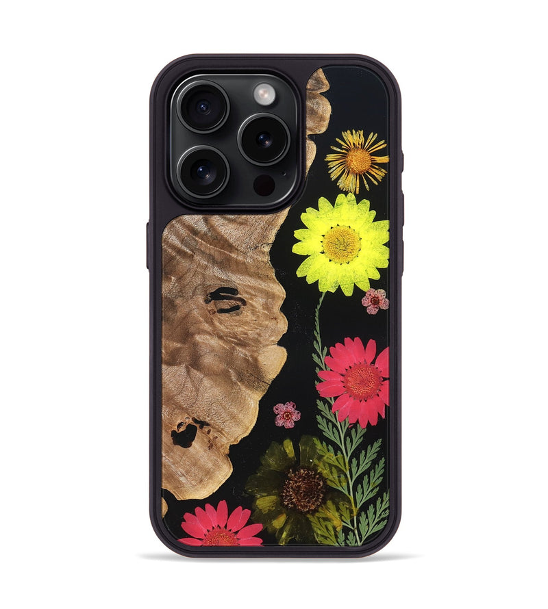 iPhone 15 Pro Wood Phone Case - Moesha (Bloom, 821516)