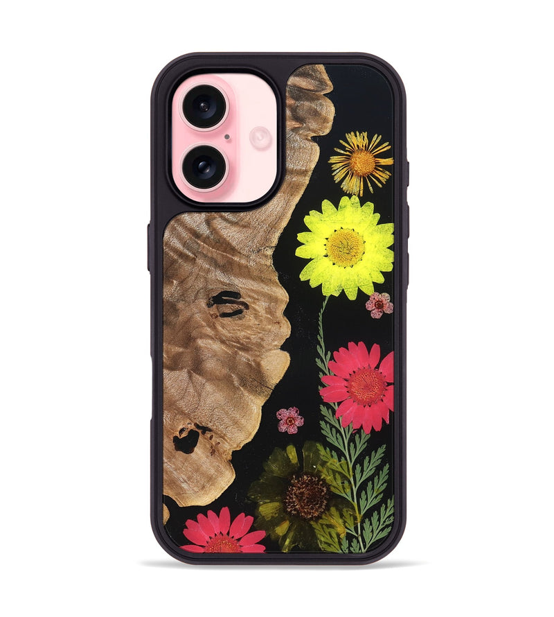 iPhone 16 Wood Phone Case - Moesha (Bloom, 821516)