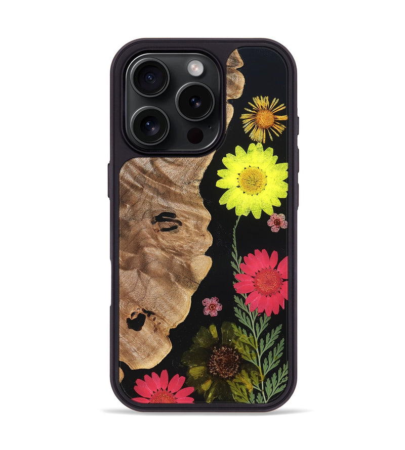iPhone 16 Pro Wood Phone Case - Moesha (Bloom, 821516)