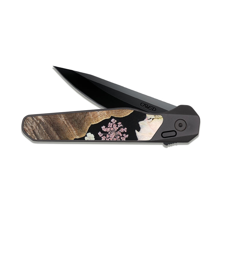 EDC Dark Slate Wood Pocket Knife - Preston (Bloom, 821518)