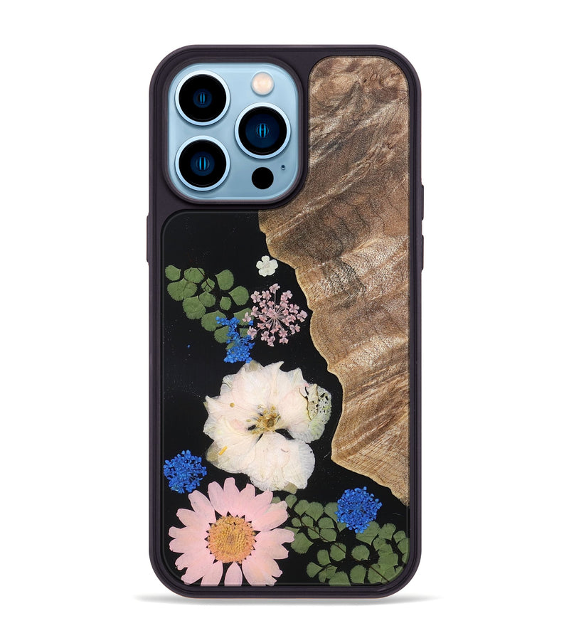 iPhone 14 Pro Max Wood Phone Case - Preston (Bloom, 821518)