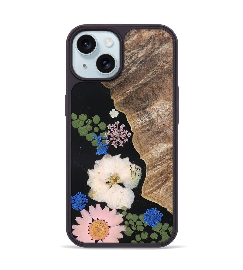 iPhone 15 Wood Phone Case - Preston (Bloom, 821518)