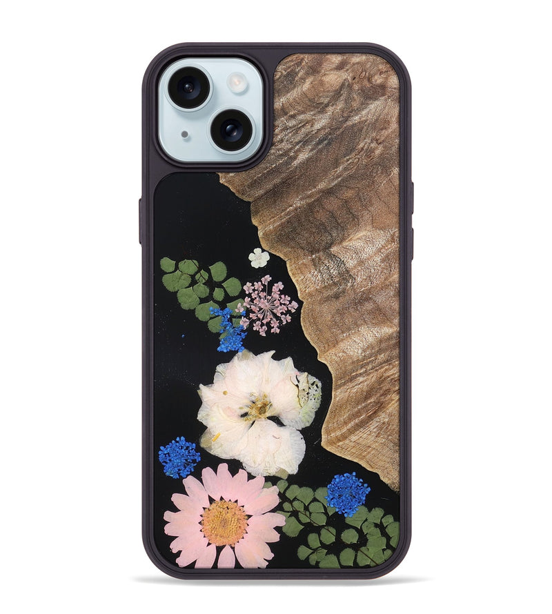 iPhone 15 Plus Wood Phone Case - Preston (Bloom, 821518)