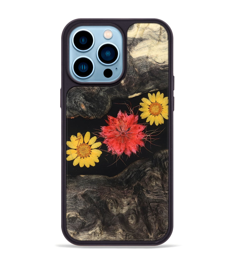 iPhone 14 Pro Max Wood Phone Case - Rivka (Bloom, 821523)