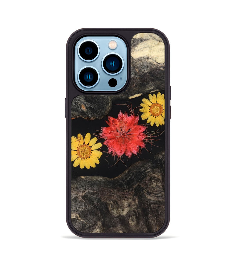 iPhone 14 Pro Wood Phone Case - Rivka (Bloom, 821523)