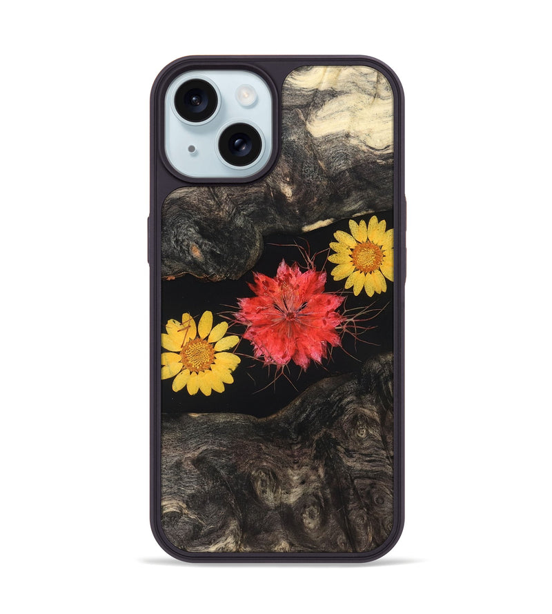 iPhone 15 Wood Phone Case - Rivka (Bloom, 821523)
