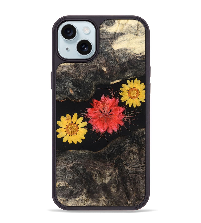 iPhone 15 Plus Wood Phone Case - Rivka (Bloom, 821523)