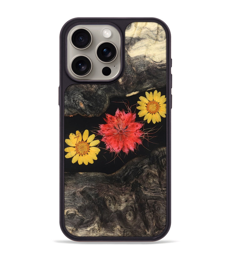 iPhone 15 Pro Max Wood Phone Case - Rivka (Bloom, 821523)