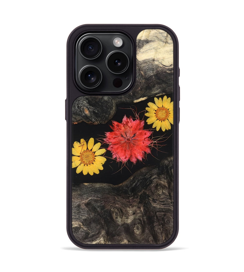 iPhone 15 Pro Wood Phone Case - Rivka (Bloom, 821523)