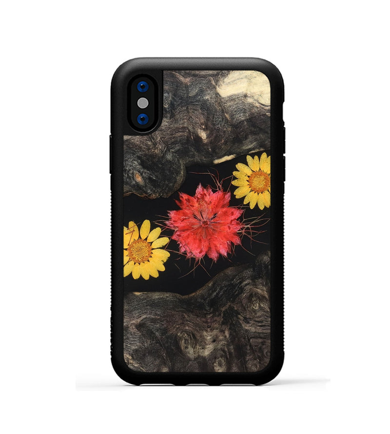 iPhone Xs Wood Phone Case - Rivka (Bloom, 821523)