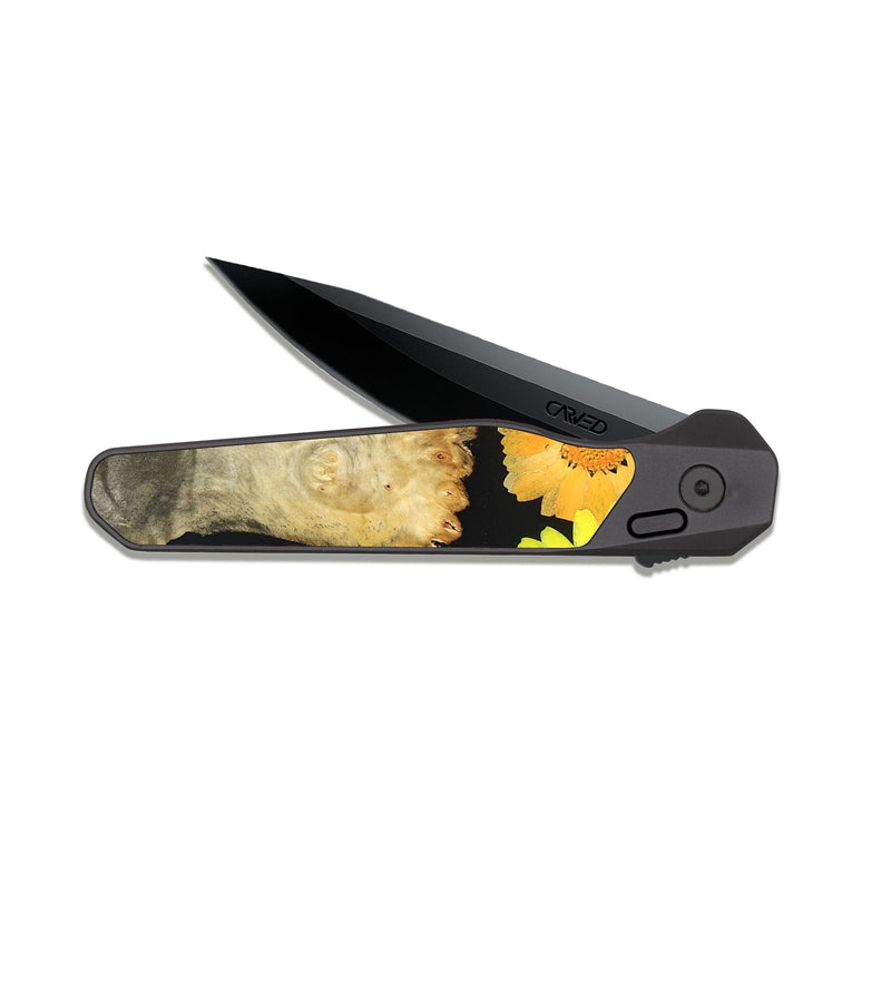 EDC Dark Slate Wood Pocket Knife - Brenden (Bloom, 821526)