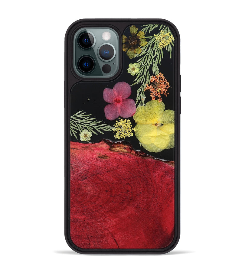iPhone 12 Pro Max Wood Phone Case - Denis (Bloom, 821527)