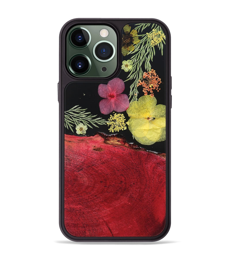 iPhone 13 Pro Max Wood Phone Case - Denis (Bloom, 821527)