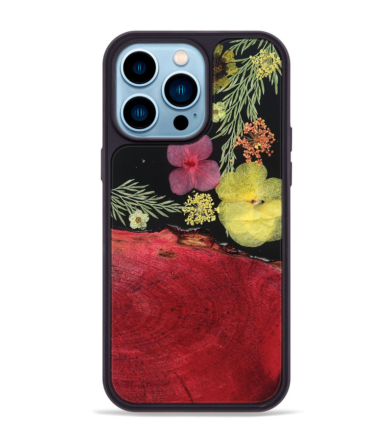iPhone 14 Pro Max Wood Phone Case - Denis (Bloom, 821527)