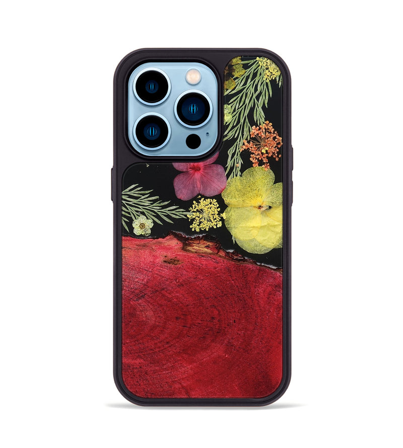 iPhone 14 Pro Wood Phone Case - Denis (Bloom, 821527)