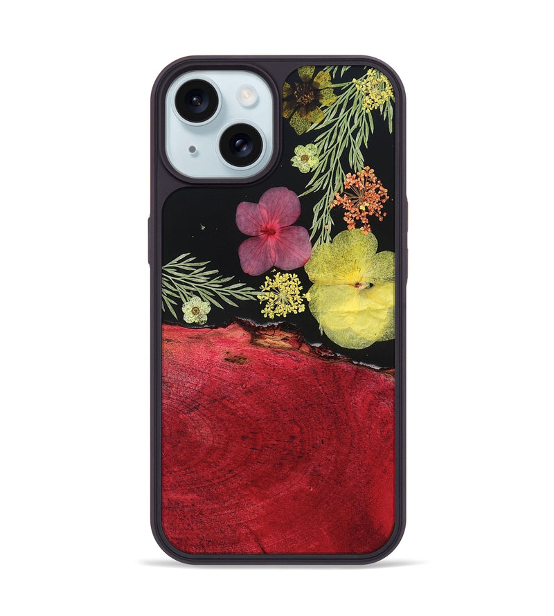 iPhone 15 Wood Phone Case - Denis (Bloom, 821527)