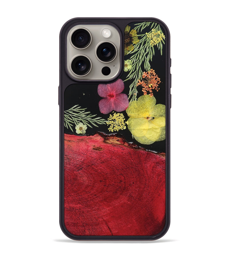 iPhone 15 Pro Max Wood Phone Case - Denis (Bloom, 821527)