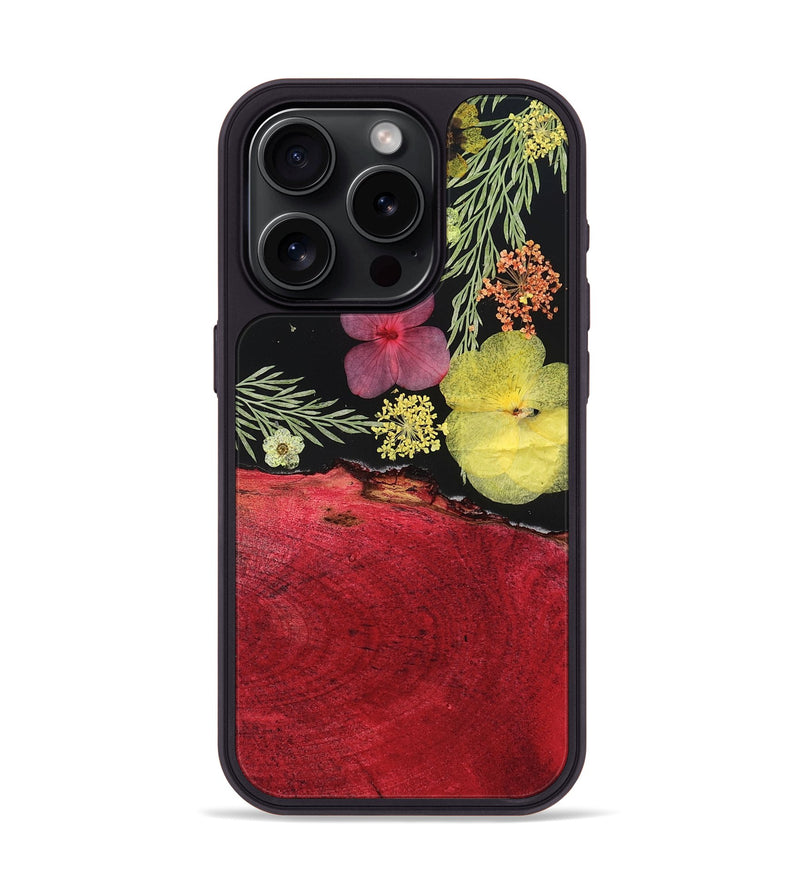 iPhone 15 Pro Wood Phone Case - Denis (Bloom, 821527)