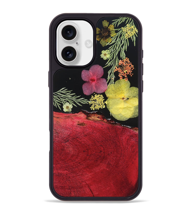 iPhone 16 Plus Wood Phone Case - Denis (Bloom, 821527)