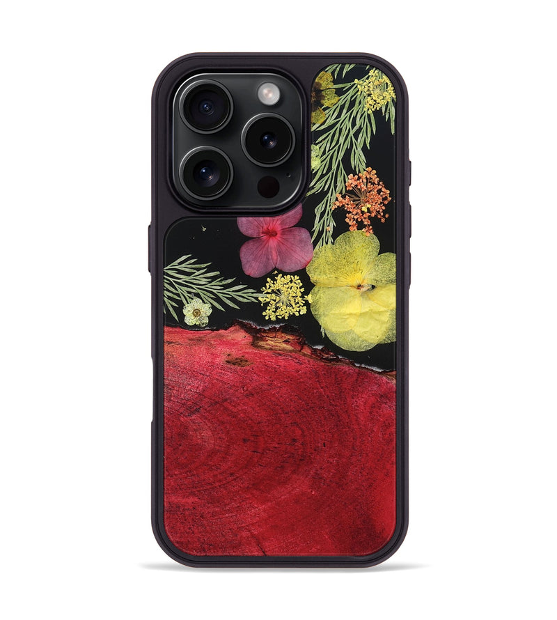 iPhone 16 Pro Wood Phone Case - Denis (Bloom, 821527)