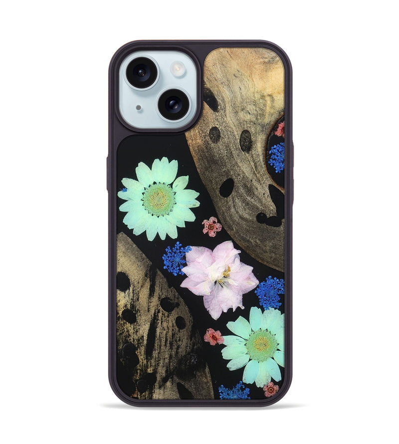 iPhone 15 Wood Phone Case - Shemar (Bloom, 821528)
