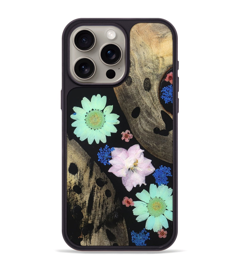 iPhone 15 Pro Max Wood Phone Case - Shemar (Bloom, 821528)