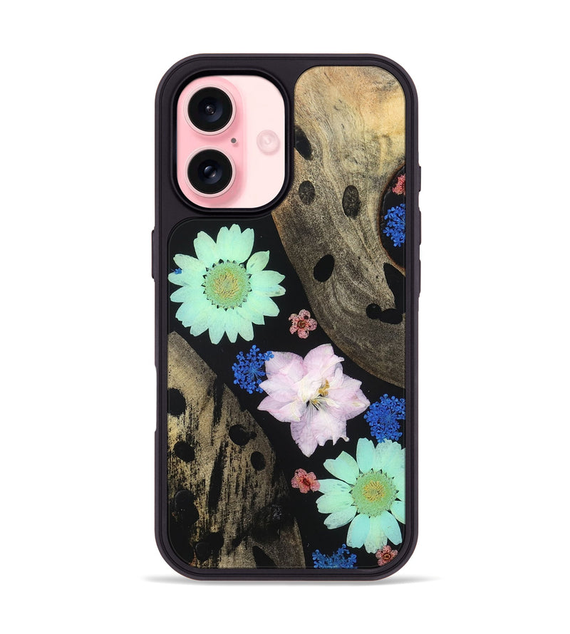iPhone 16 Wood Phone Case - Shemar (Bloom, 821528)