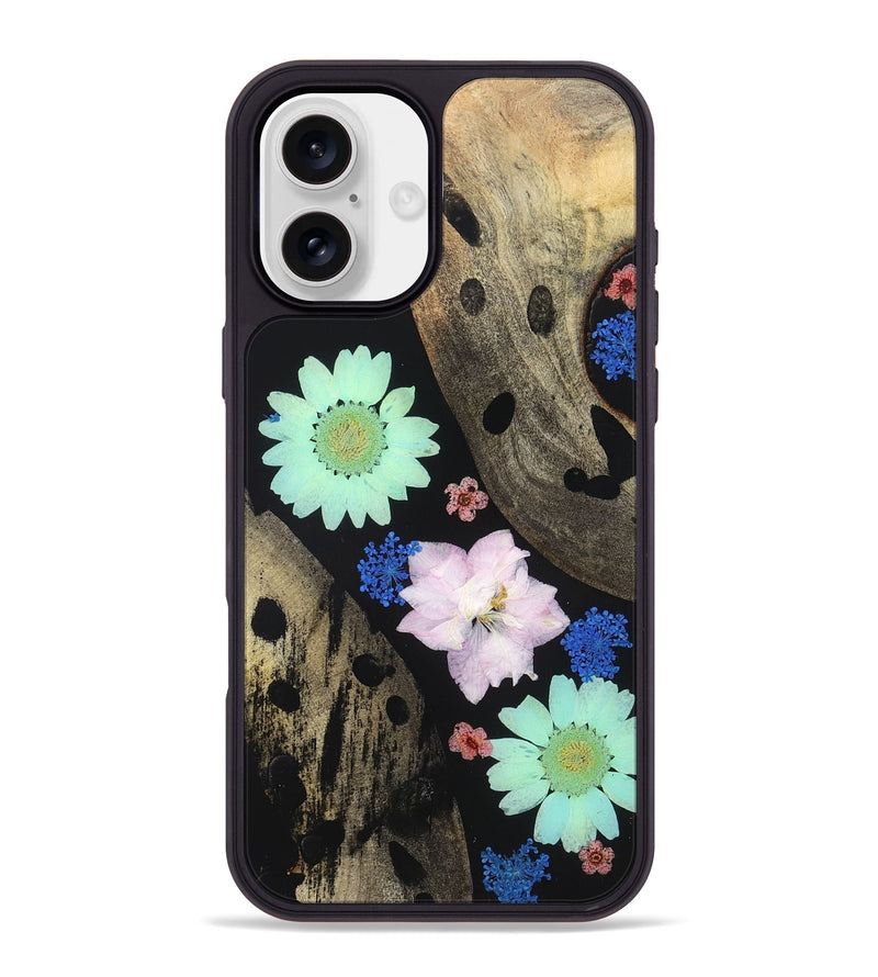 iPhone 16 Plus Wood Phone Case - Shemar (Bloom, 821528)