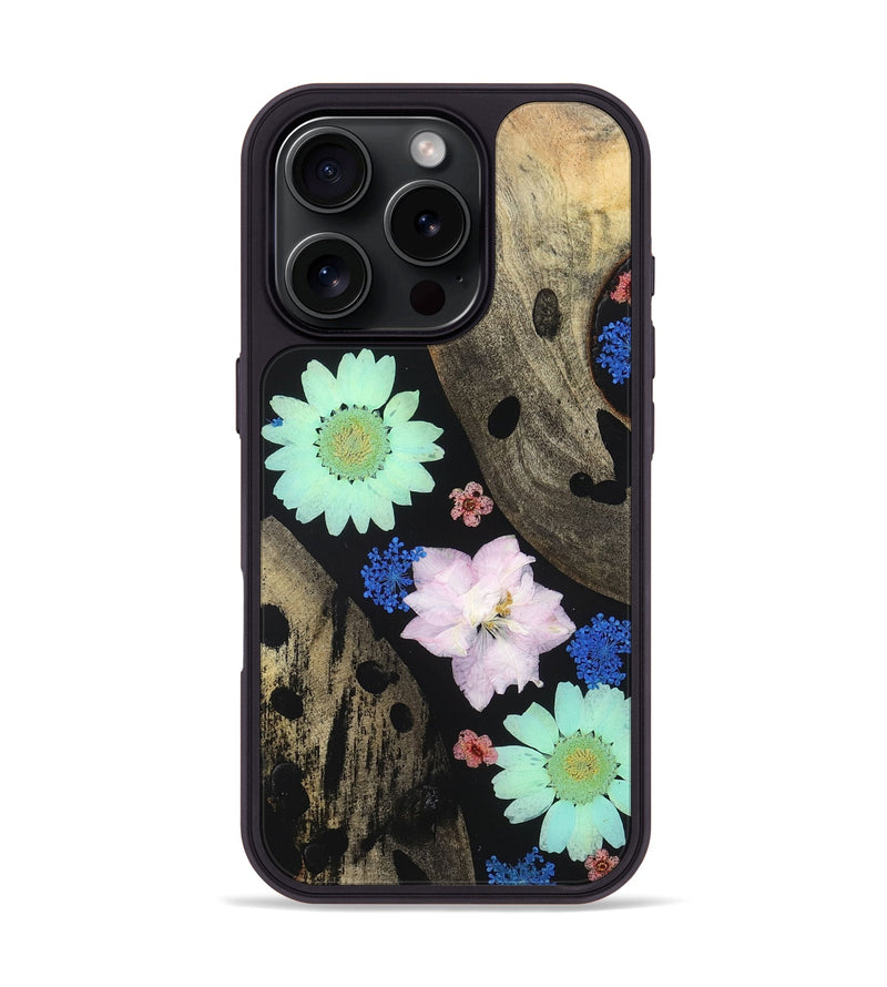 iPhone 16 Pro Wood Phone Case - Shemar (Bloom, 821528)