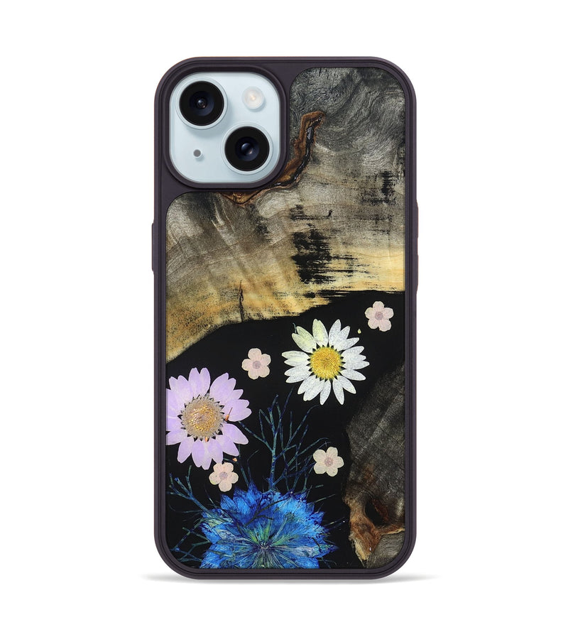 iPhone 15 Wood Phone Case - Brycen (Bloom, 821529)