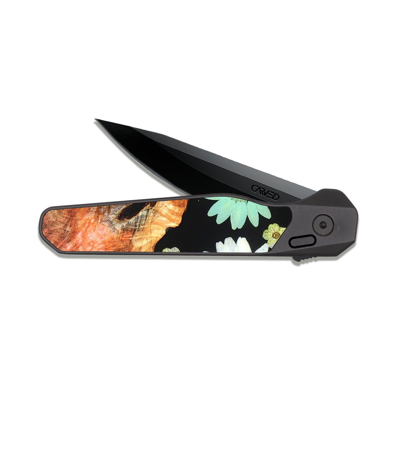 EDC Dark Slate Wood Pocket Knife - Ami (Bloom, 821534)