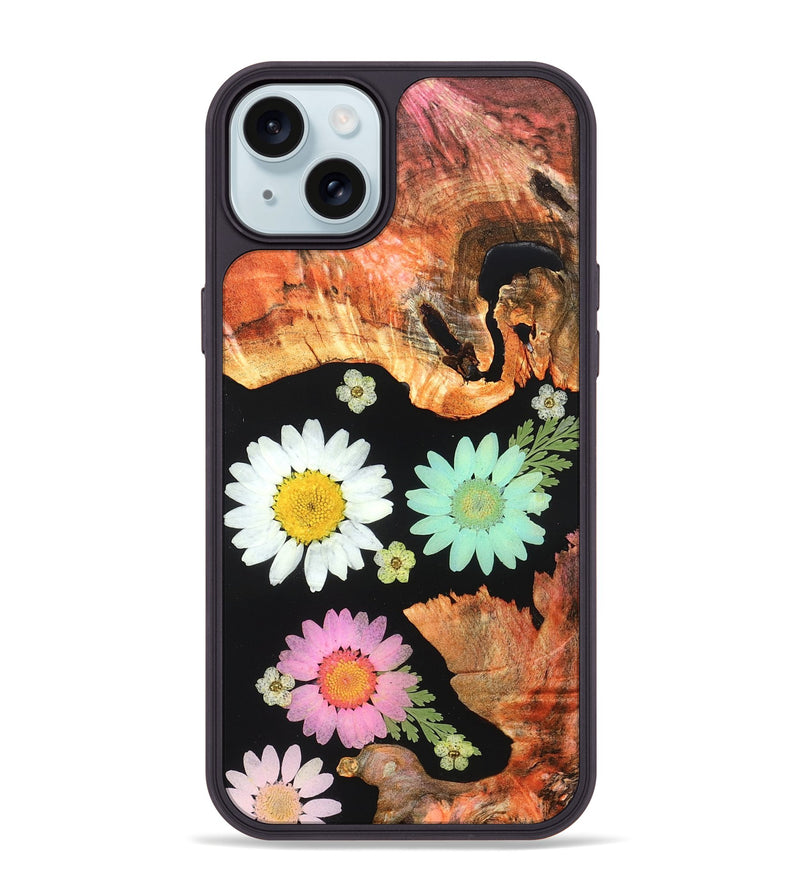 iPhone 15 Plus Wood Phone Case - Ami (Bloom, 821534)