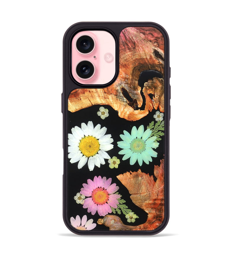 iPhone 16 Wood Phone Case - Ami (Bloom, 821534)