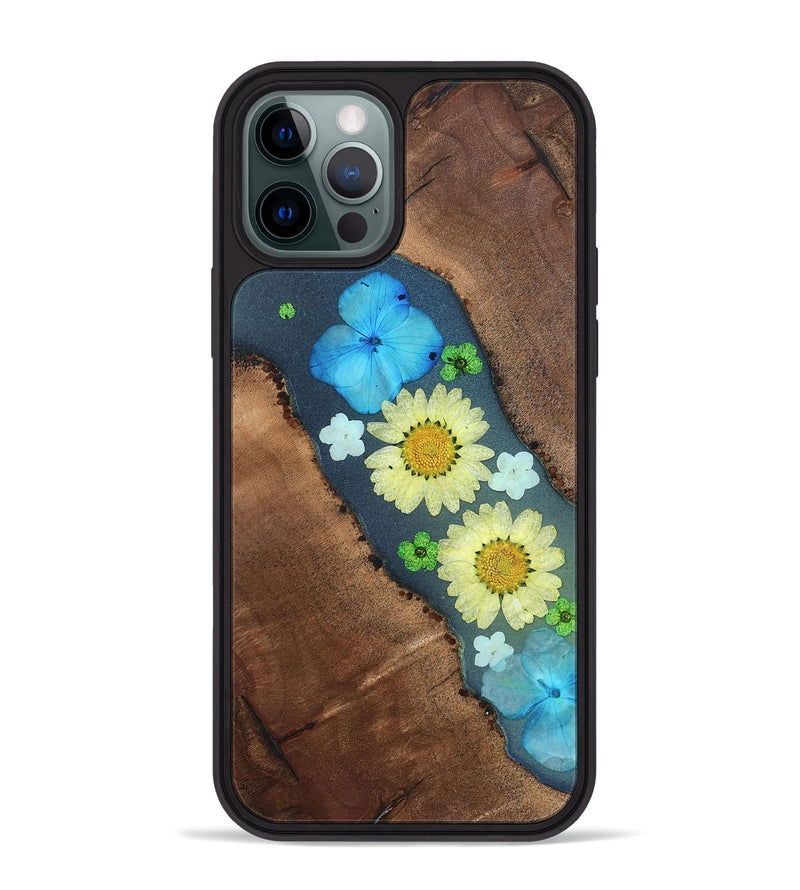 iPhone 12 Pro Max Wood Phone Case - Tamatha (Bloom, 821543)