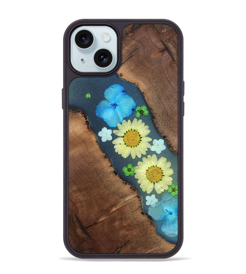 iPhone 15 Plus Wood Phone Case - Tamatha (Bloom, 821543)