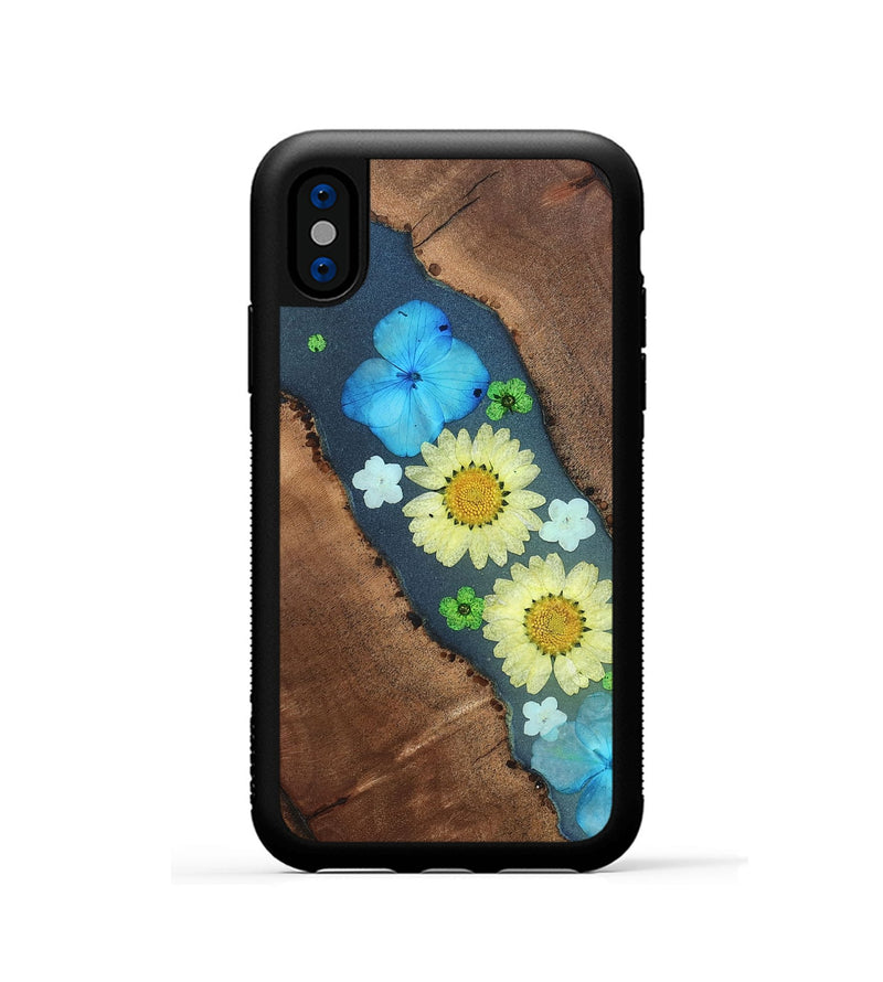 iPhone Xs Wood Phone Case - Tamatha (Bloom, 821543)