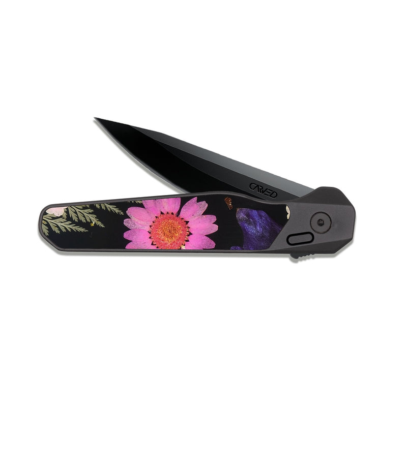 EDC Dark Slate Wood Pocket Knife - Koen (Bloom, 821557)