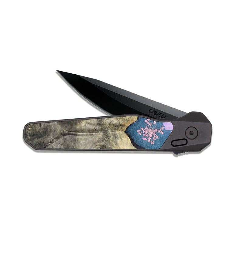 EDC Dark Slate Wood Pocket Knife - Sonny (Bloom, 821558)