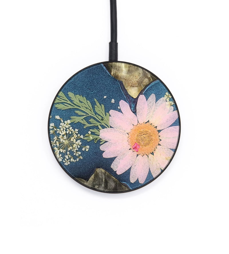 Circle Wood Wireless Charger - Lige (Bloom, 821559)