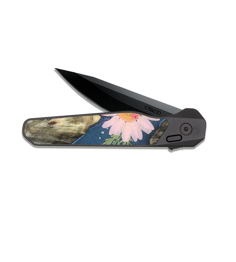 EDC Dark Slate Wood Pocket Knife - Lige (Bloom, 821559)