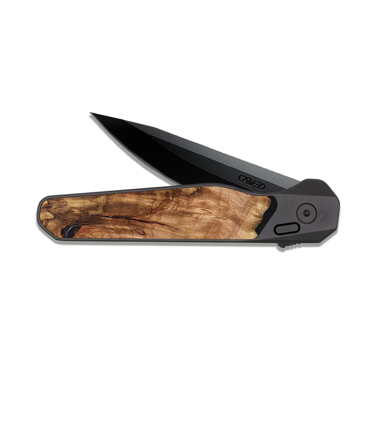 EDC Dark Slate Wood Pocket Knife - Amos (Bloom, 821560)