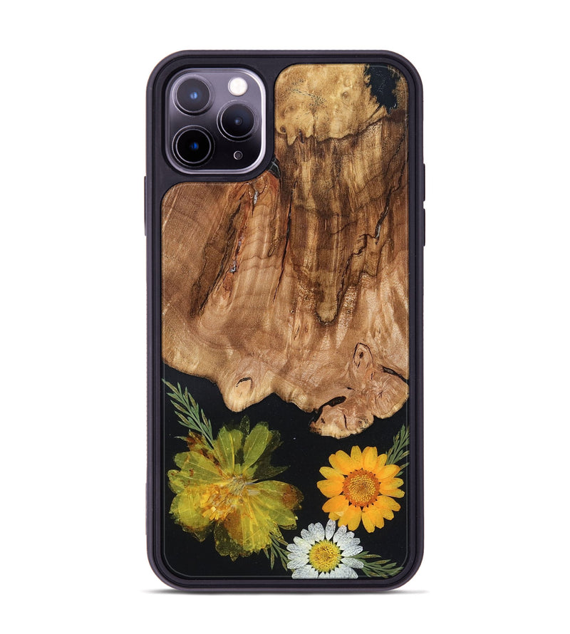 iPhone 11 Pro Max Wood Phone Case - Amos (Bloom, 821560)