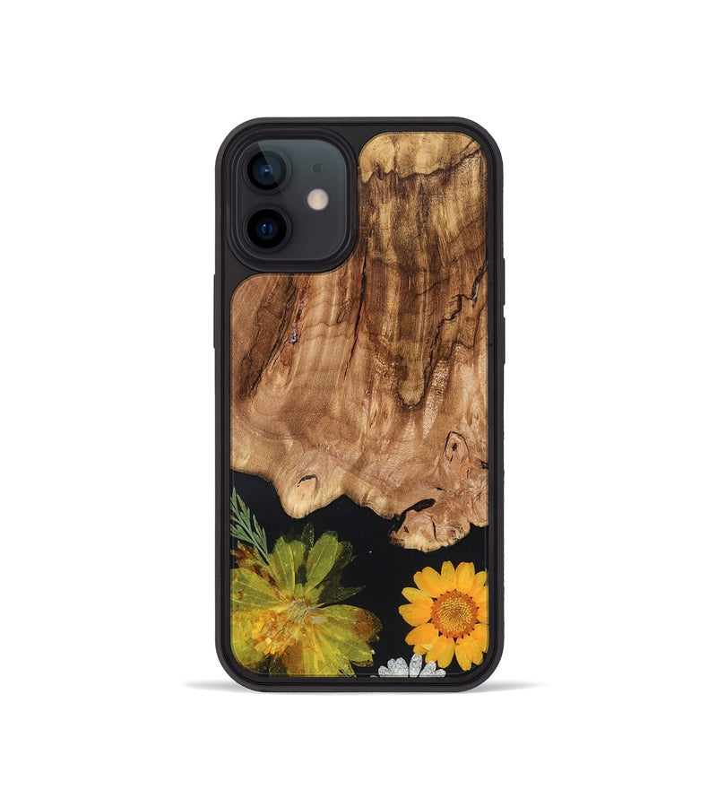 iPhone 12 mini Wood Phone Case - Amos (Bloom, 821560)