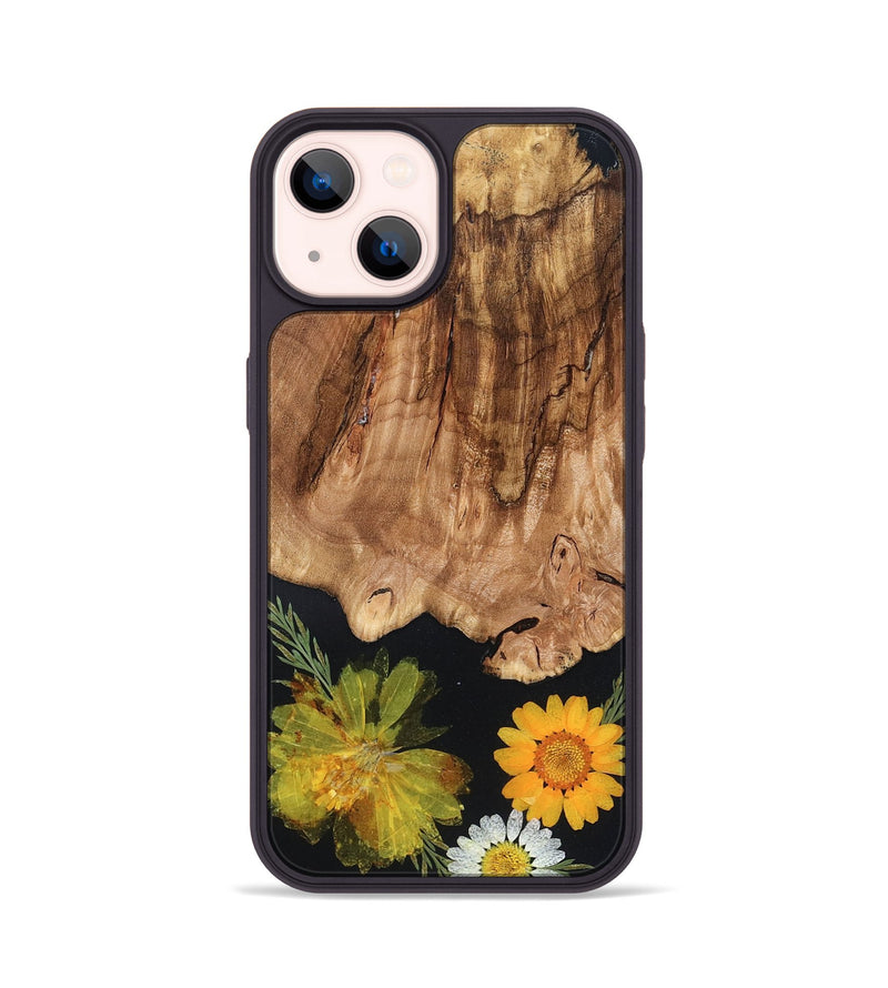 iPhone 14 Wood Phone Case - Amos (Bloom, 821560)