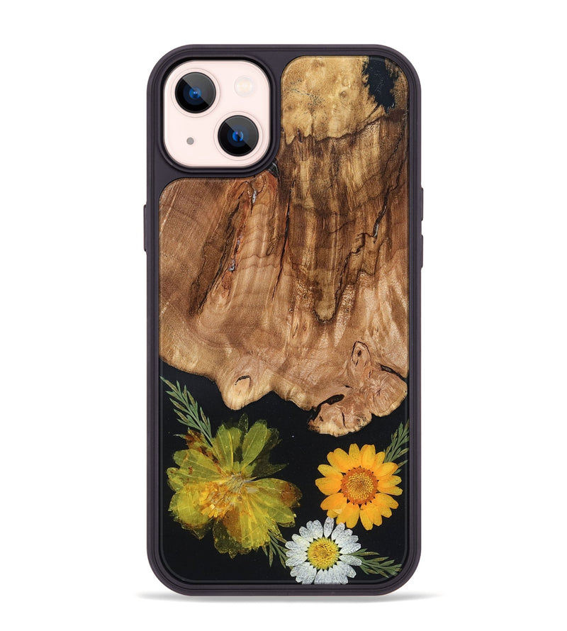 iPhone 14 Plus Wood Phone Case - Amos (Bloom, 821560)
