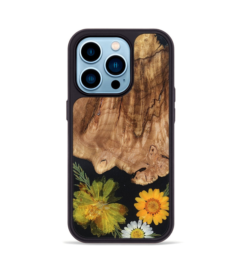 iPhone 14 Pro Wood Phone Case - Amos (Bloom, 821560)