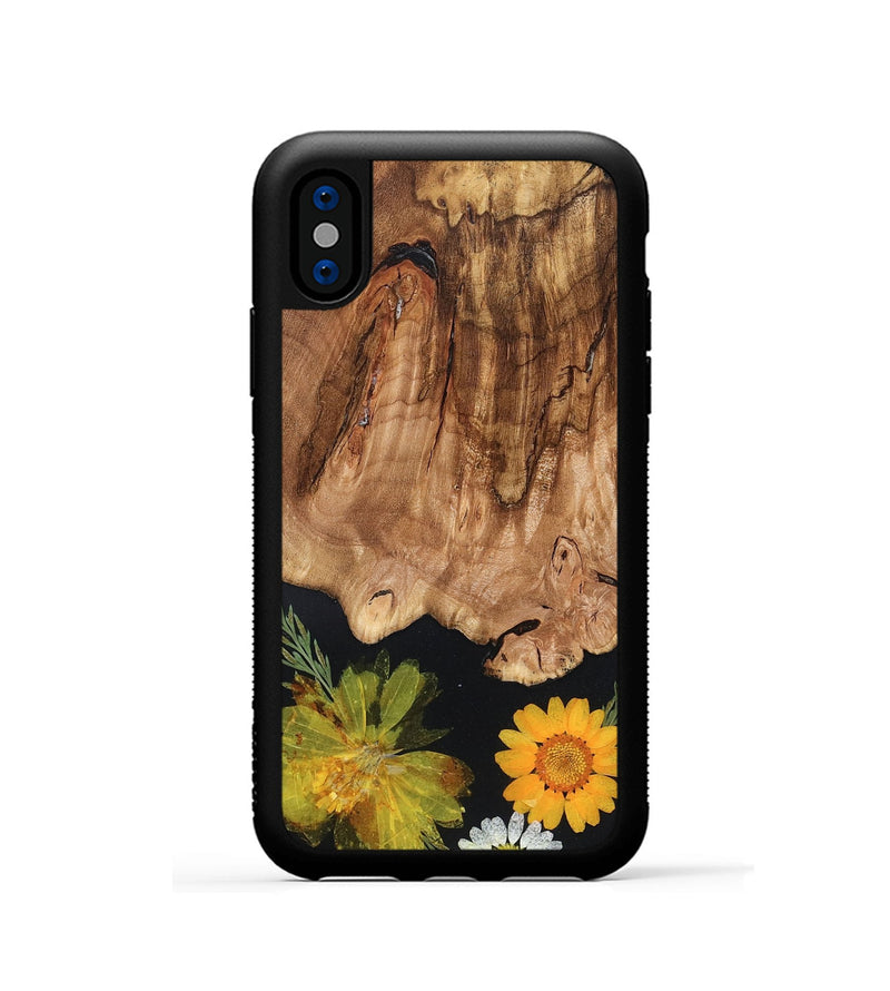 iPhone Xs Wood Phone Case - Amos (Bloom, 821560)
