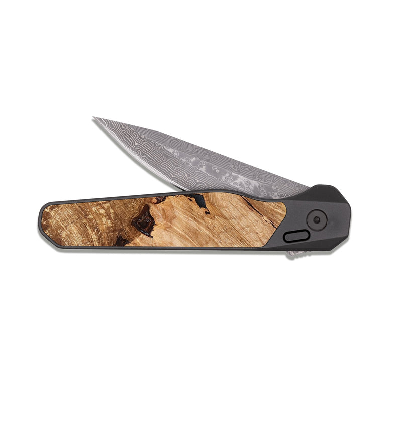 EDC Dark Damascus Wood Pocket Knife - Cristal (Bloom, 821562)