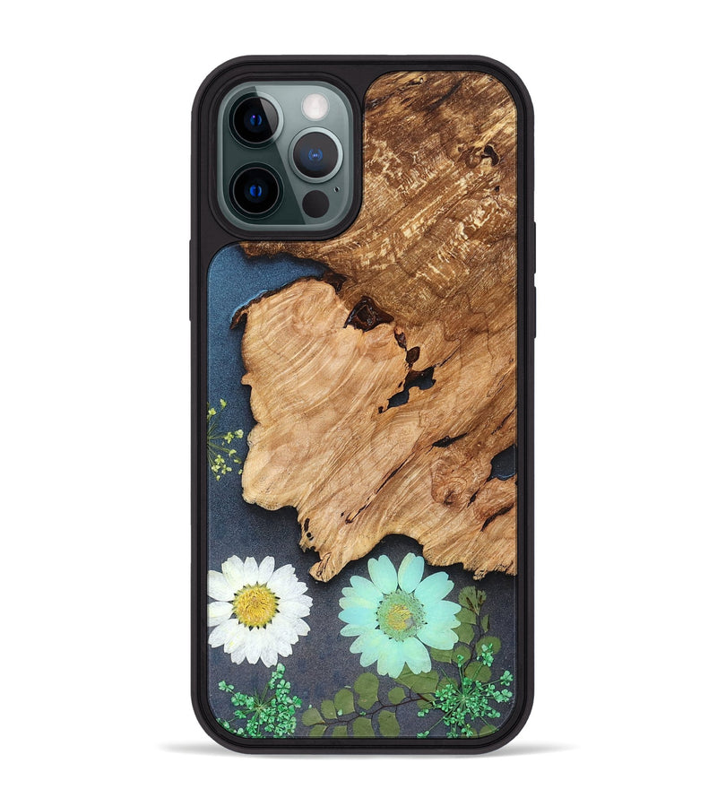 iPhone 12 Pro Max Wood Phone Case - Cristal (Bloom, 821562)