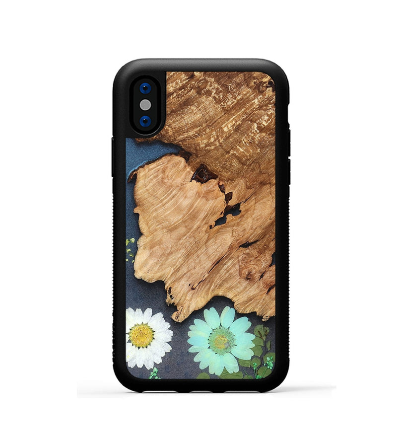 iPhone Xs Wood Phone Case - Cristal (Bloom, 821562)